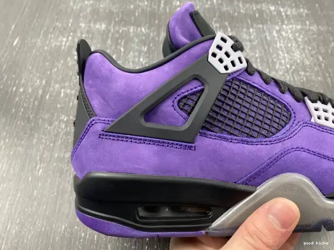 Cheap Jordan Purple Air x Scott 4 Suede Travis 0322